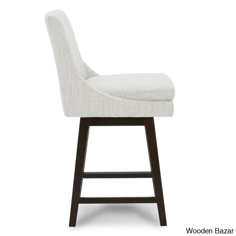 Zaharax Swivel Upholstered 26’’ Counter And Bar Stool