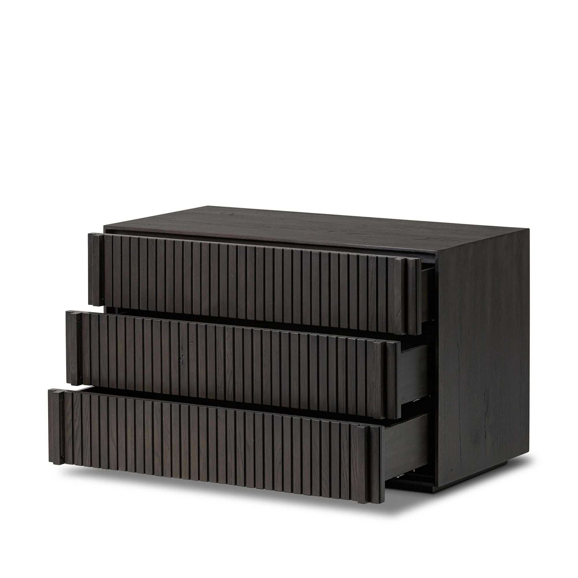 Aizek Black Chest of Cabinet - Wooden bazar