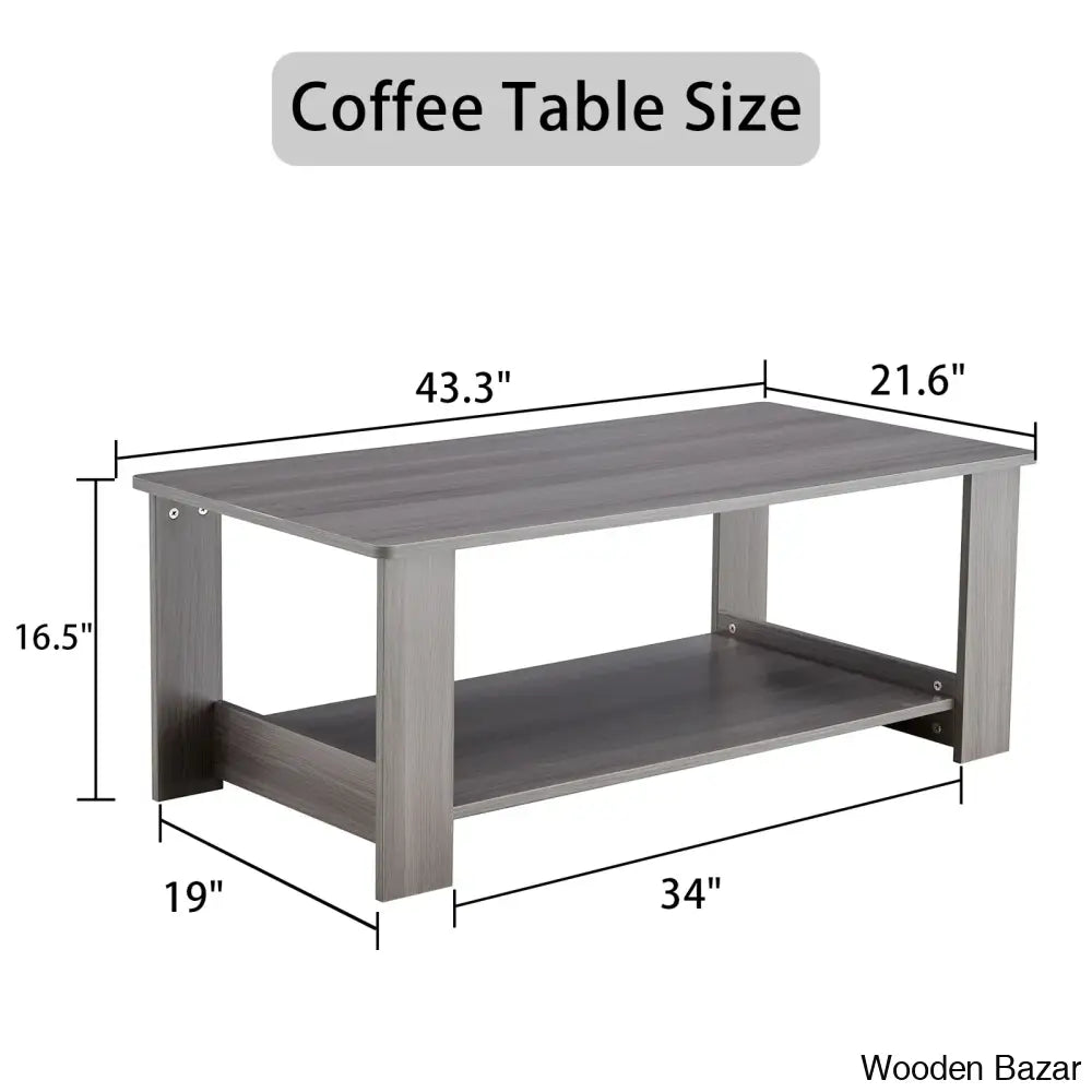 Zaibu Coffee And Center Table