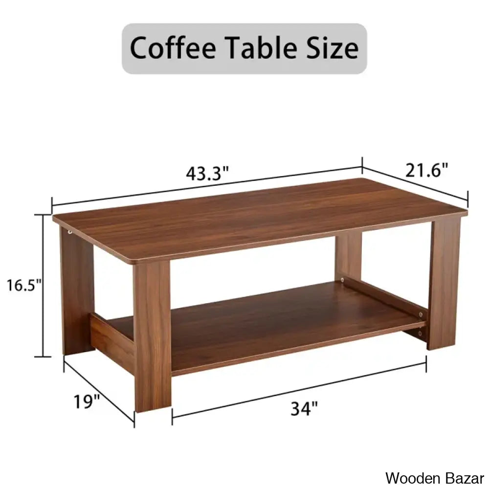 Zaibu Coffee And Center Table