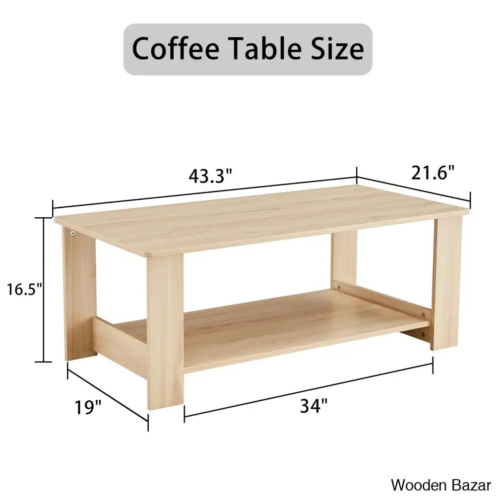 Zaibu Coffee And Center Table