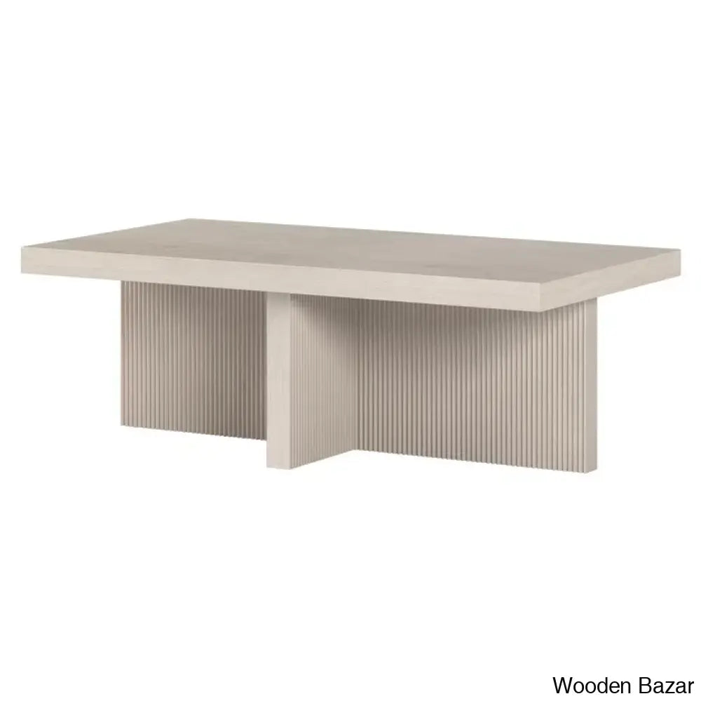 Zeitzc Coffee And Center Table White