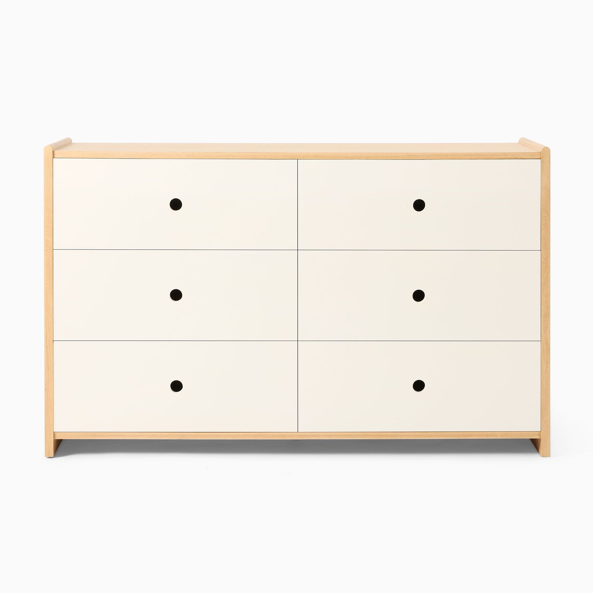 Tiggy 6-Drawer Dresser - Wooden Bazar