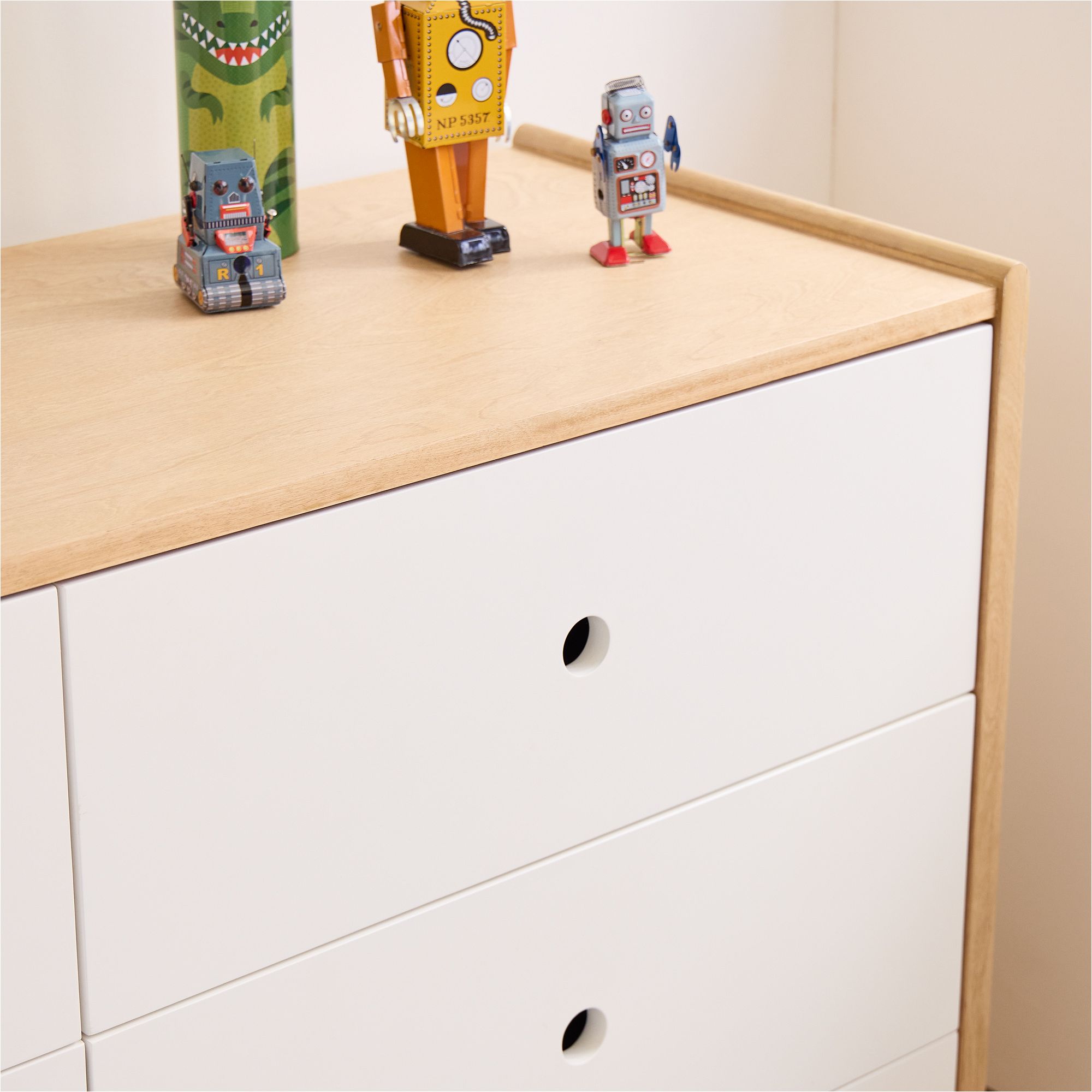 Tiggy 6-Drawer Dresser - Wooden Bazar