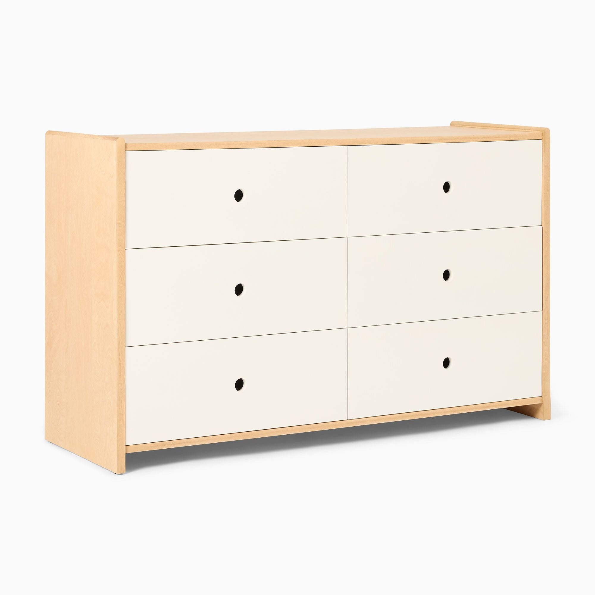 Tiggy 6-Drawer Dresser - Wooden Bazar