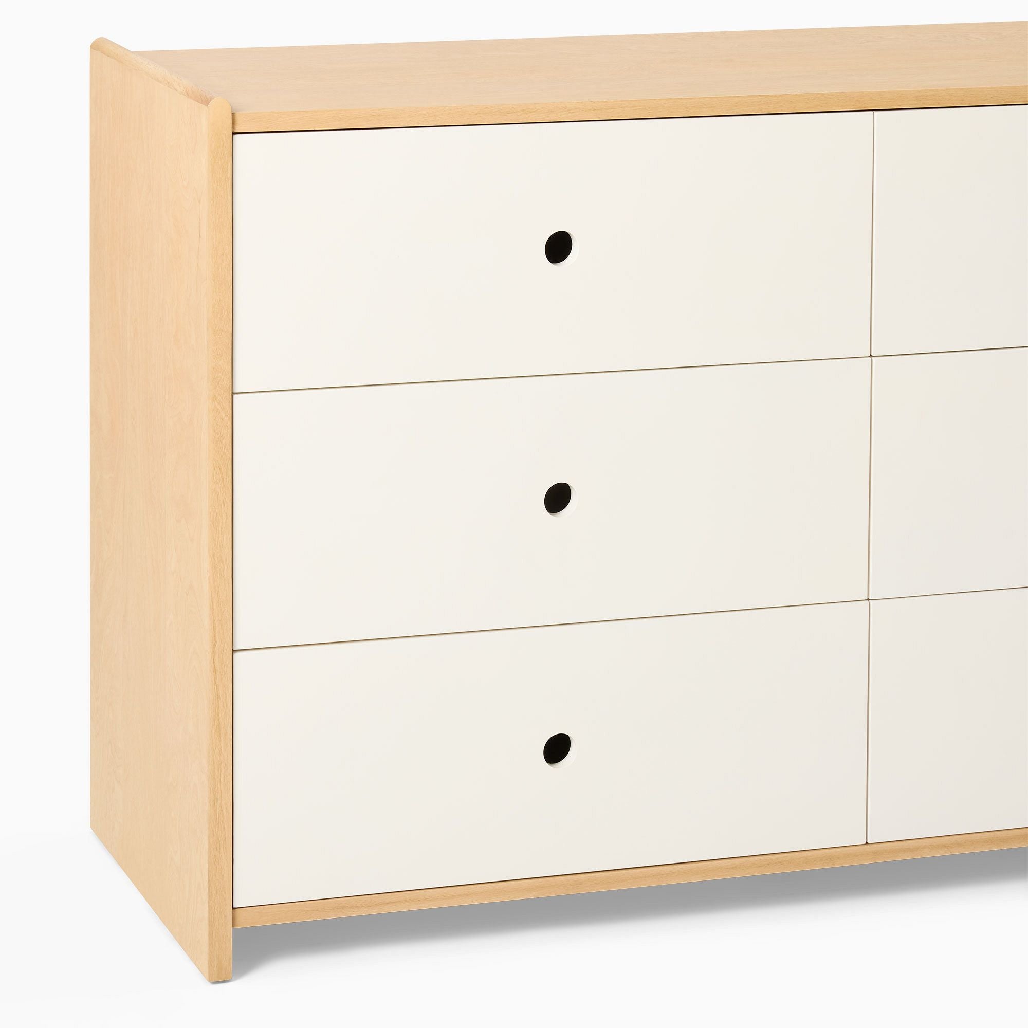 Tiggy 6-Drawer Dresser - Wooden Bazar