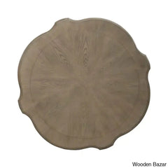 Zula Round Cocktail Table W/ Casters Coffee And Center