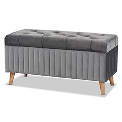 Grey Ottomans