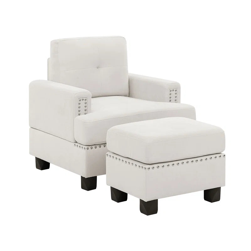 Chair with ottoman -7