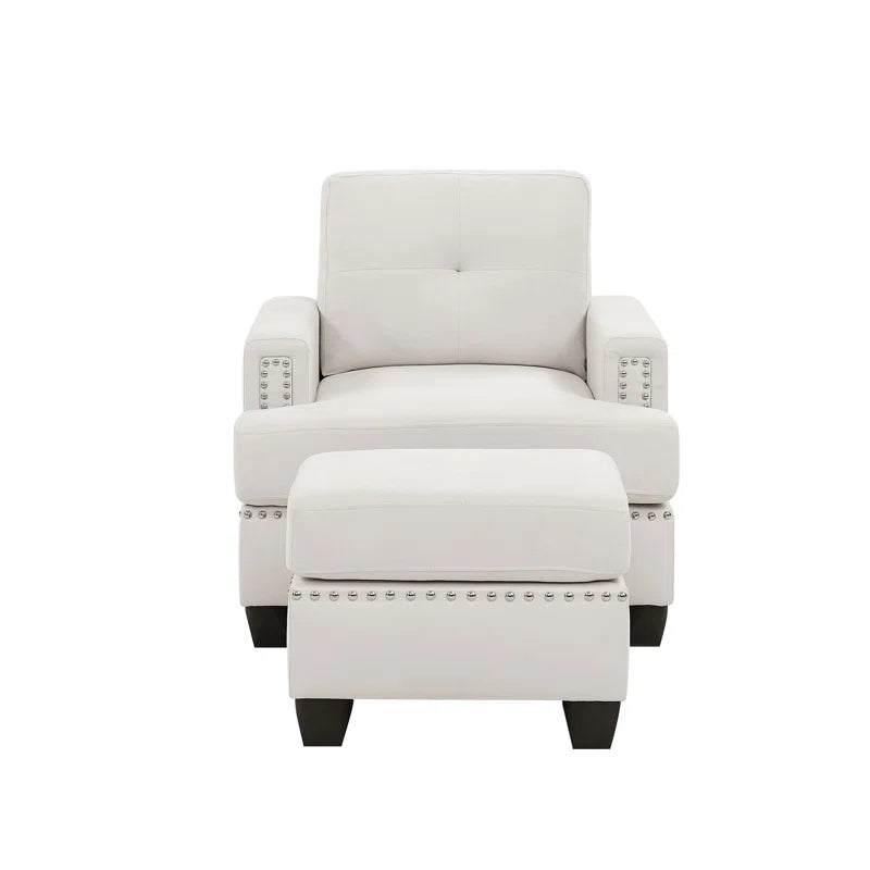 Chair with ottoman -1