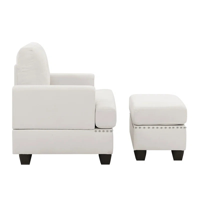 Chair with ottoman -3