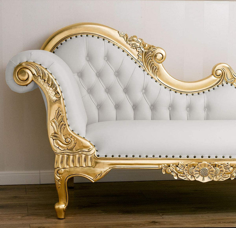 Remarkable Golden Shine Chaise lounge sofa