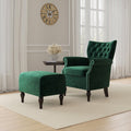 Micky 31'' Wide Tufted Armchair and Ottoman