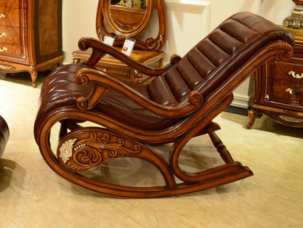 Sheehsam Wood Antique Rocking Chair
