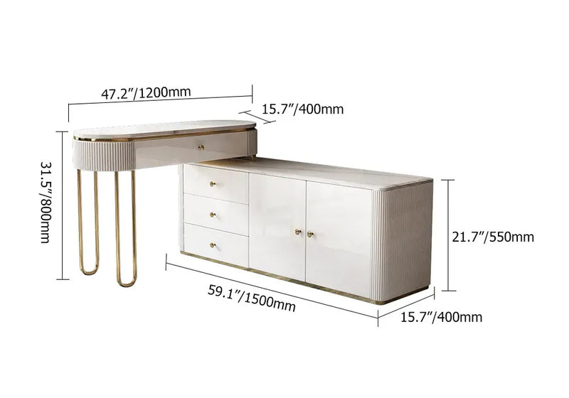 Dressing Table with cabinet-2