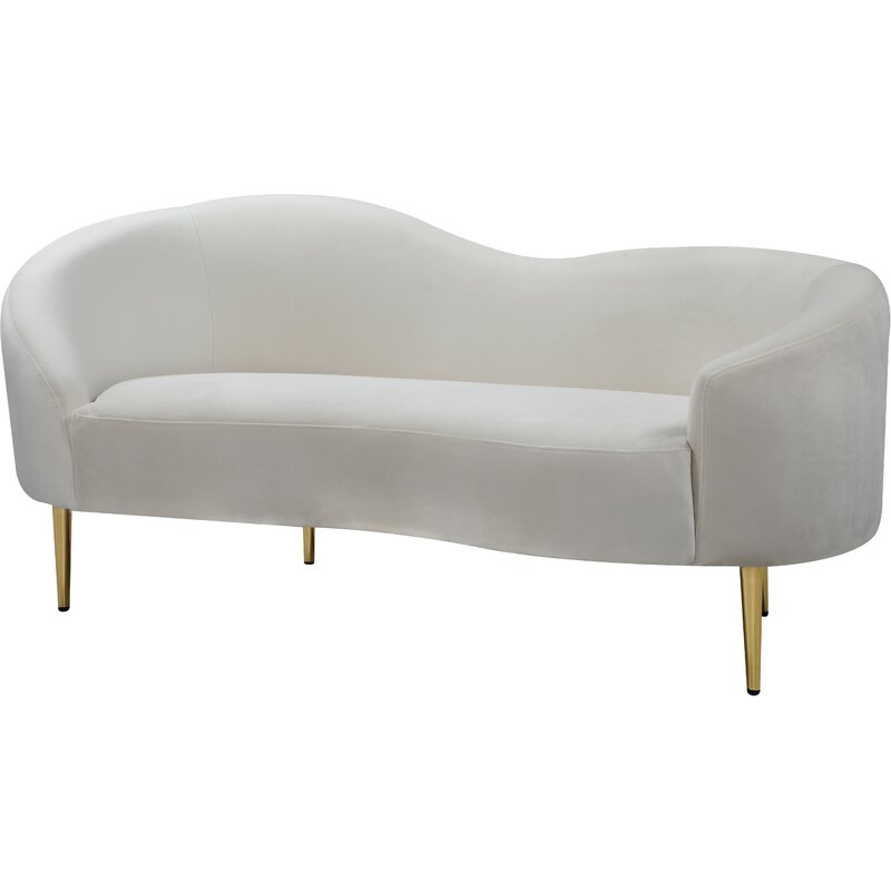 Velvet Arm 3 Seater sofa-6
