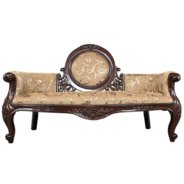 Wooden Bazar Victorian Cameo-Backed Sofa Couch