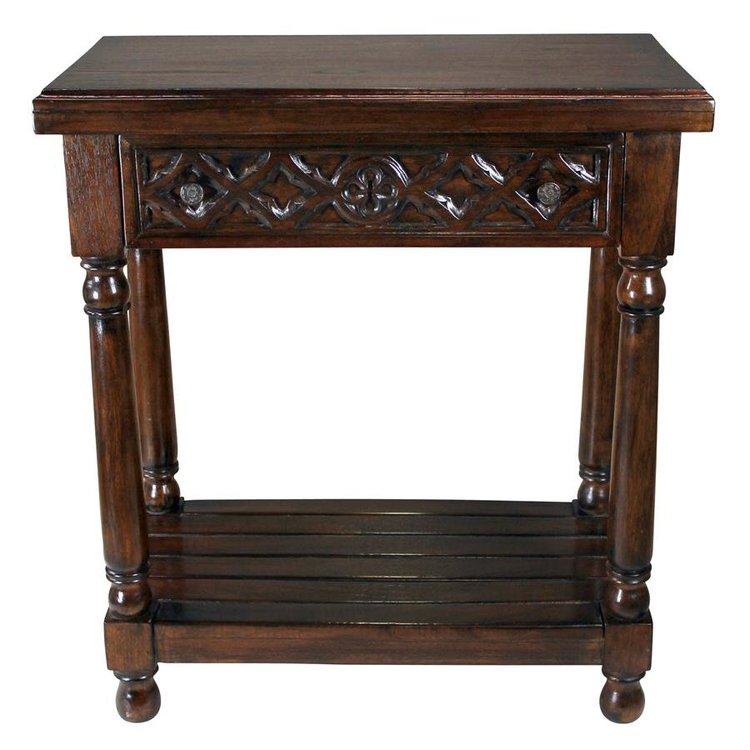Wooden Bazar Calcot Manor Medieval Console Table