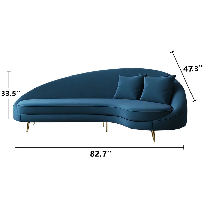 Luxury Curved 3 Seater Sofa-13
