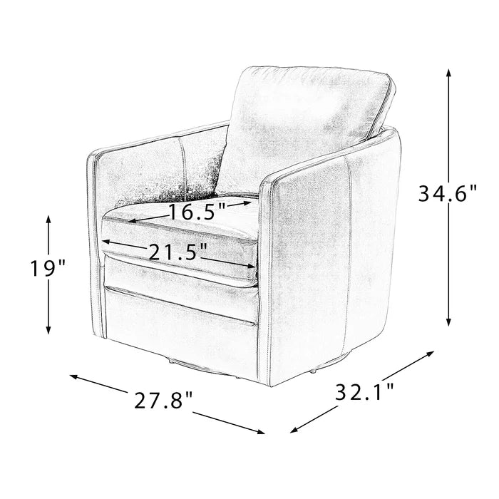 Arm Swivel Chair -6