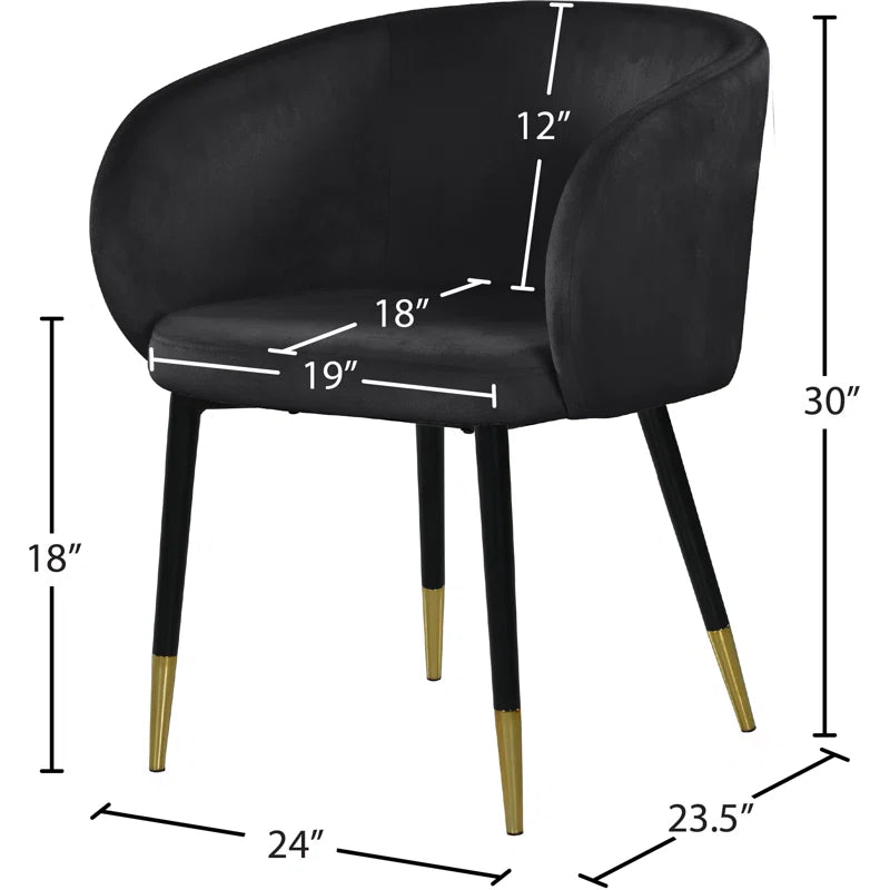 Velvet Arm Chair-2