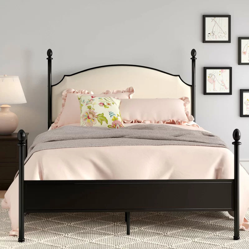 Wooden Bazar  Low Profile Four Poster Bed