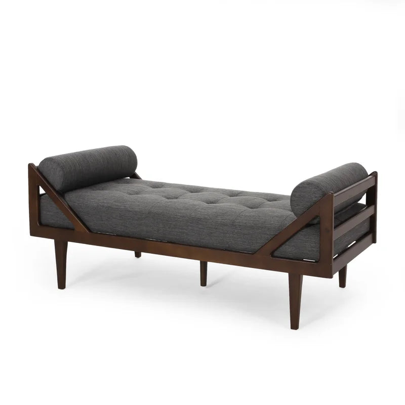 Wooden Bazar Briarmeade Upholstered Chaise Lounge