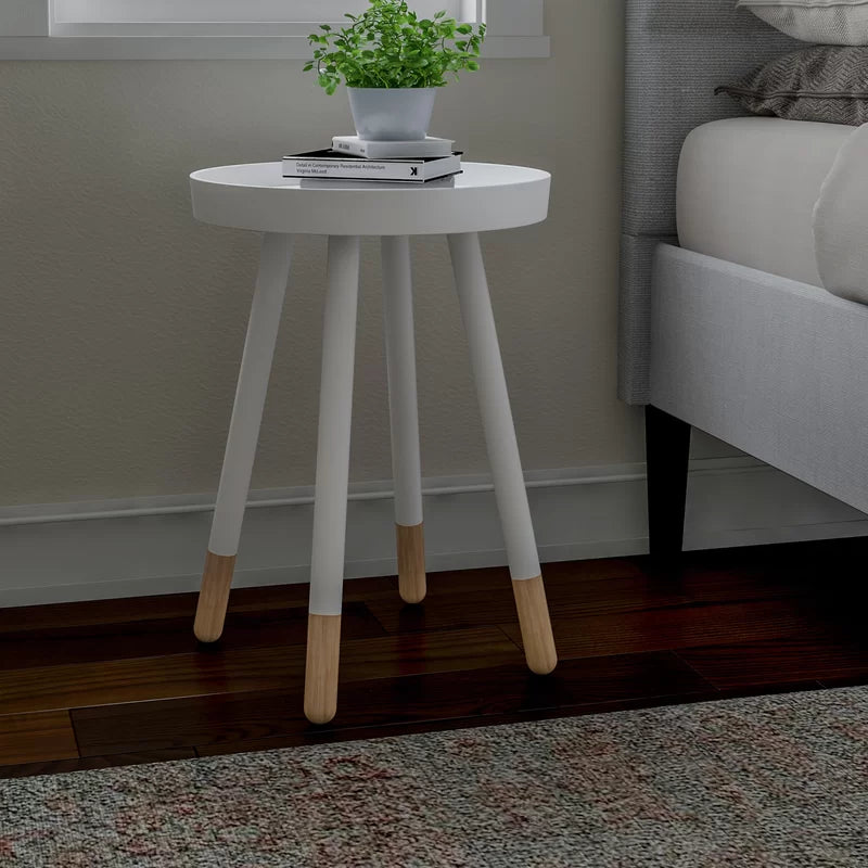 Wooden Bazar  22'' Tall Tray Top End Table