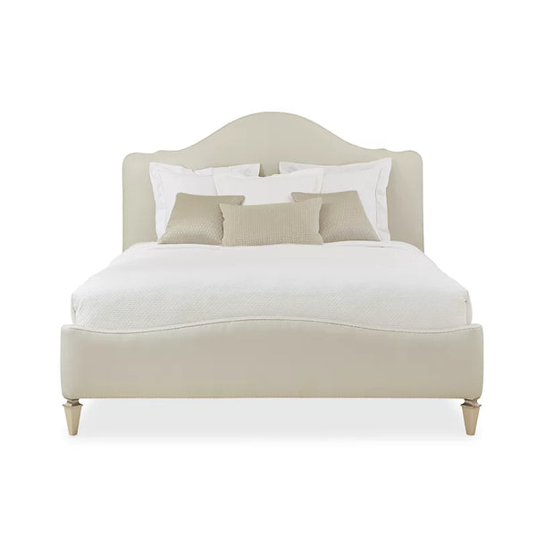 Wooden Bazar Caracole Classic Upholstered Standard Bed