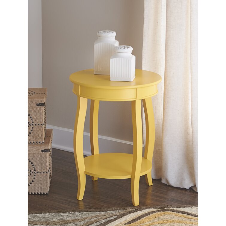 Carminella Wooden Bedside Table, Side End Table & Nightstand