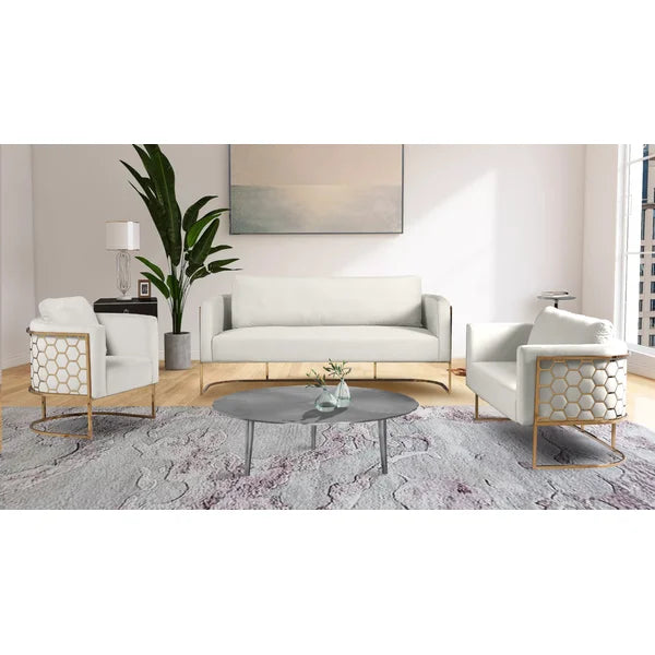 Casa 2 Piece Velvet Living Room Set