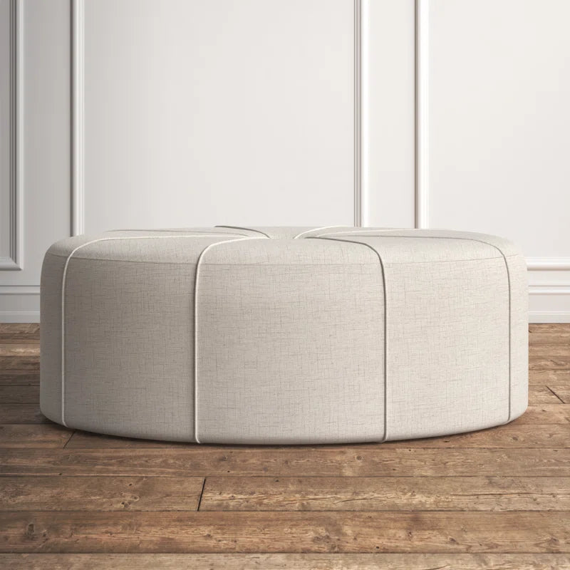 Christopher Tufted Oval Cocktail Ottoman