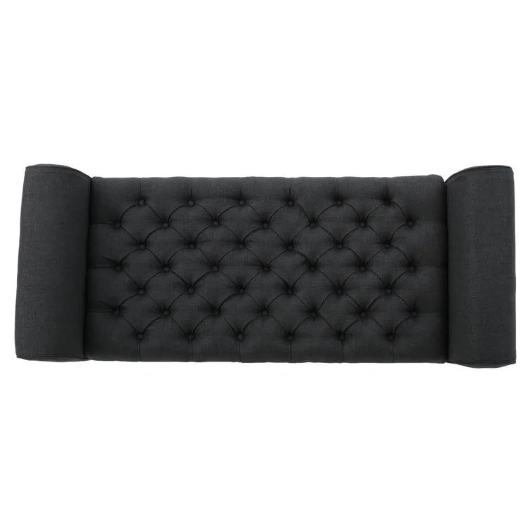 Claxton Upholstered Flip top Storage Bench