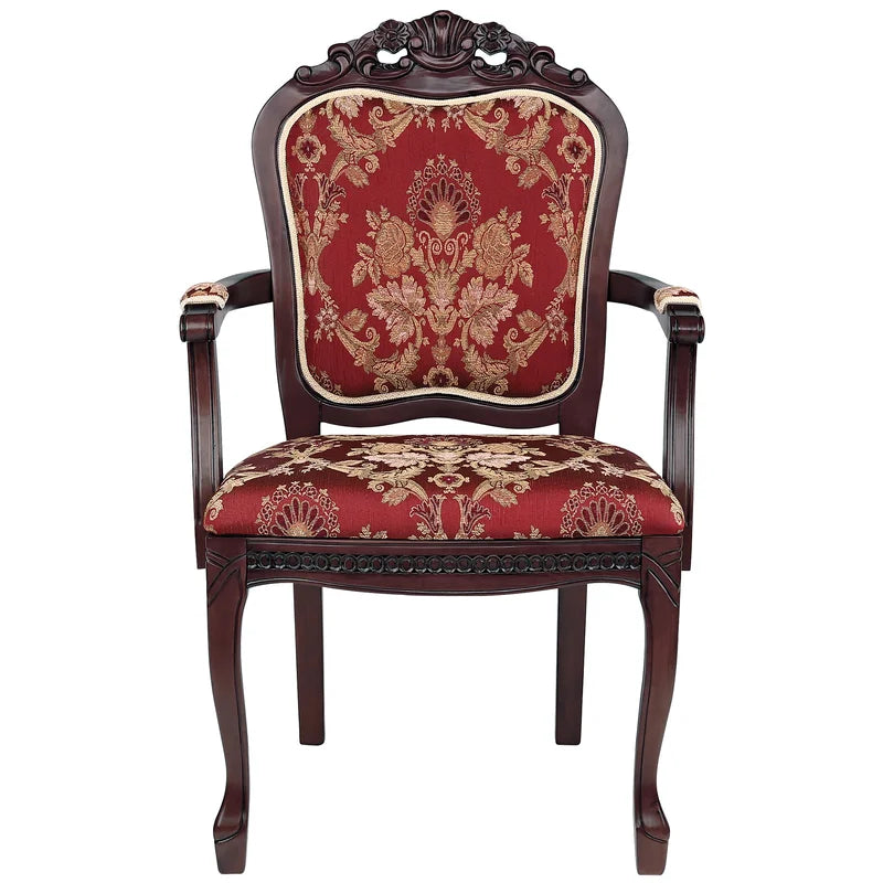 Wooden Bazar Crown Hill 25.5'' Wide Armchair (Set of 2)