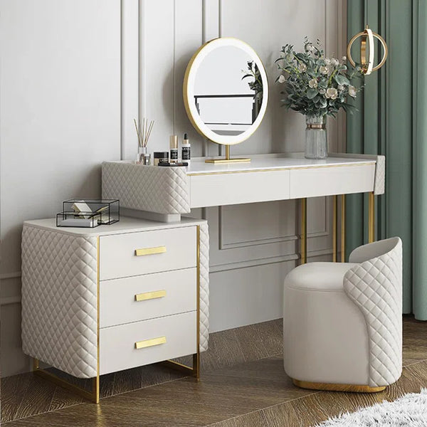 Wooden Bazar Wide Vanity with Mirror Vanity wooden dressing table desi