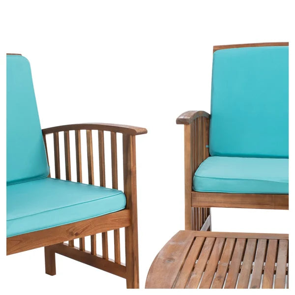 Balcony Outdoor Furniture Chairs For Better Seating Arrangement 4 - Person Seating Group with Cushions