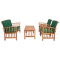 Balcony Outdoor Furniture Chairs For Better Seating Arrangement 4 - Person Seating Group with Cushions