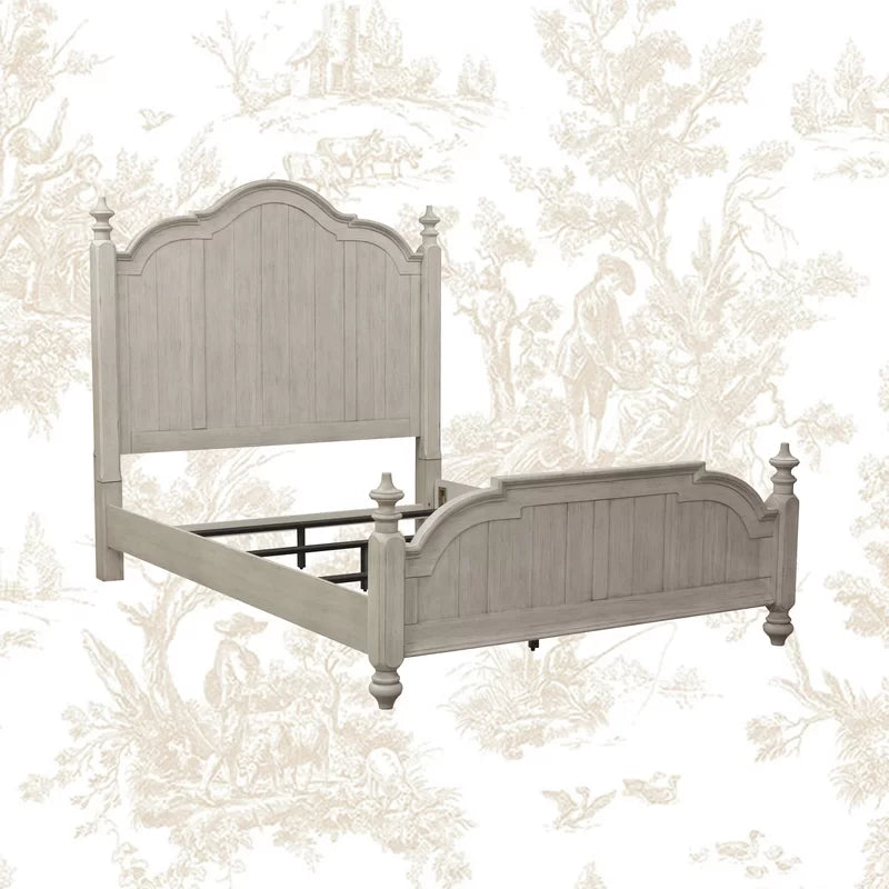 Demarcus Solid Wood Low Profile Standard Bed