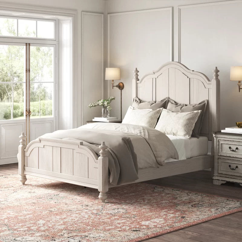 Demarcus Solid Wood Low Profile Standard Bed