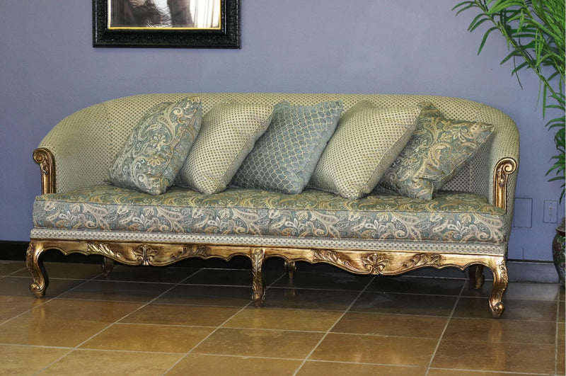 Wooden Bazar Denisha 88'' Chenille Round Arm Sofa with Reversible Cushions