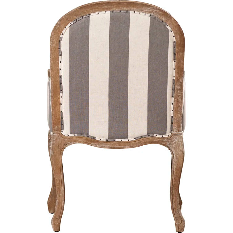 Wooden Bazar Fleur 25.2'' Wide Linen Armchair