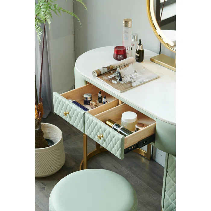 Wooden Bazar Flutura Vanity Dressing Table with mirror modern dressing table designs for bedroom
