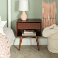 Solid Wooden Nightstand , Sofa side table, Bedside table, End table