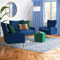 Groombridge 3 Piece Velvet Living Room Set