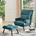Salma 29.52'' Wide Tufted Lounge Chair and Ottoman
