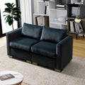 Incredible Modular sofa in black with 2 dufty pillow.