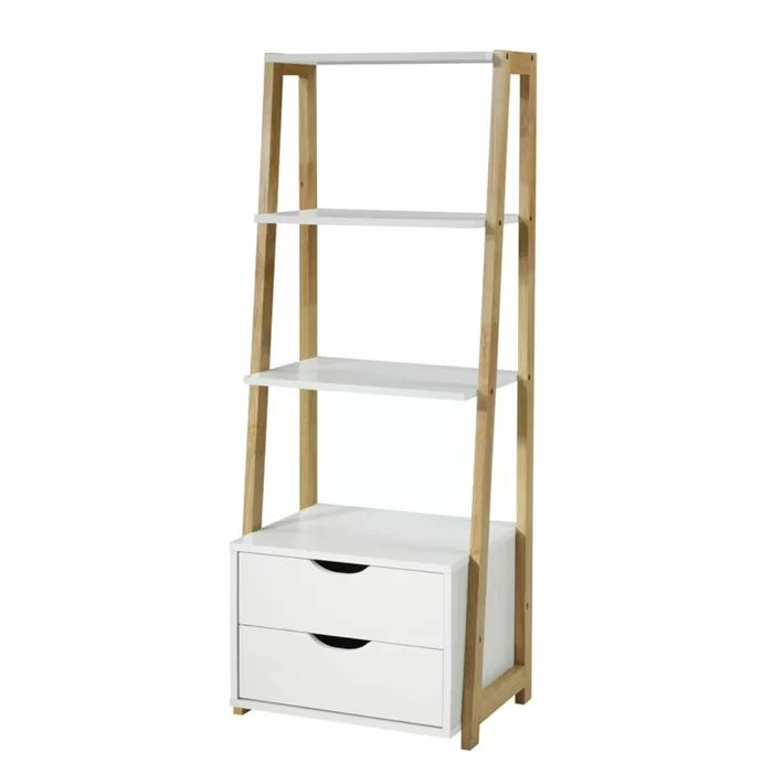 Wooden Bazar Jarosz 52.4'' H x 20.5'' W Ladder Bookcase