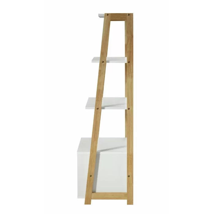 Wooden Bazar Jarosz 52.4'' H x 20.5'' W Ladder Bookcase