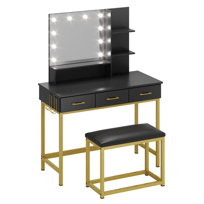 Dressing Table with Stool-3