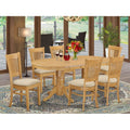 Kapteyn Butterfly Leaf Solid Wood 6 Seater Dining Table Set